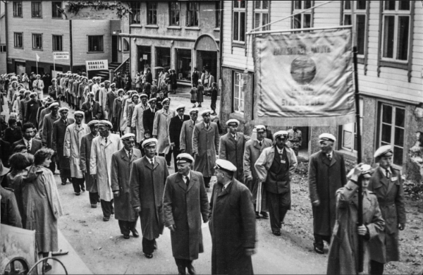 A second portrait of the Havdyn choir from Fosnavåg, circa 1960.